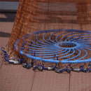 XCLOHAS American Hand Cast Net con disco volador Red de pesca con mosca de alta resistencia 300/360/420/480/540/600/720cm Red de lanzamiento