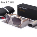 BARCUR Original Gradient Polarized Sonnenbrille Damen Vintage Damen Sonnenbrille gafas oculos de sol masculino