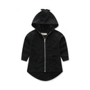Hooded Baby Boys Girls Coat 2-7 Years Cotton 3D Dinosaur Sweatshirt Kids Children Outwear In Spring Autumn KF709