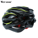 WEST BIKING Ultralight Integrally Molded Bicycle Helmet Mountain MTB Men Women Bike Helmet Bicycle Protection Cycling Equipment