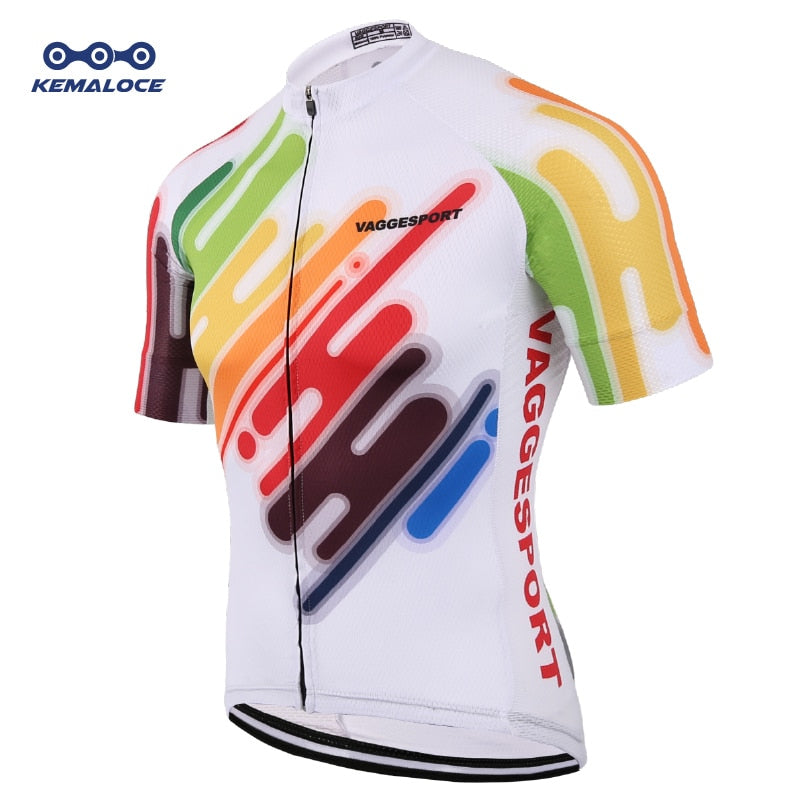 KEMALOCE Cycling Jersry Latest Full Sublimation Breathable Blue Comfortable Road Bike Wear Personalized China Men Cycling Shirt