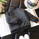 2021 neue Mädchen Kinder Jungen Frühling Herbst Plaid PU Ledermantel bequeme niedliche Baby Kleidung Tops Jacke Kinder Kleidung