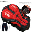 Pantalones cortos de Ciclismo X-TIGER Coolmax 5D Gel Pad a prueba de golpes MTB Road Bike Bibs Shorts Ropa Ciclismo pantalones cortos de bicicleta para hombres