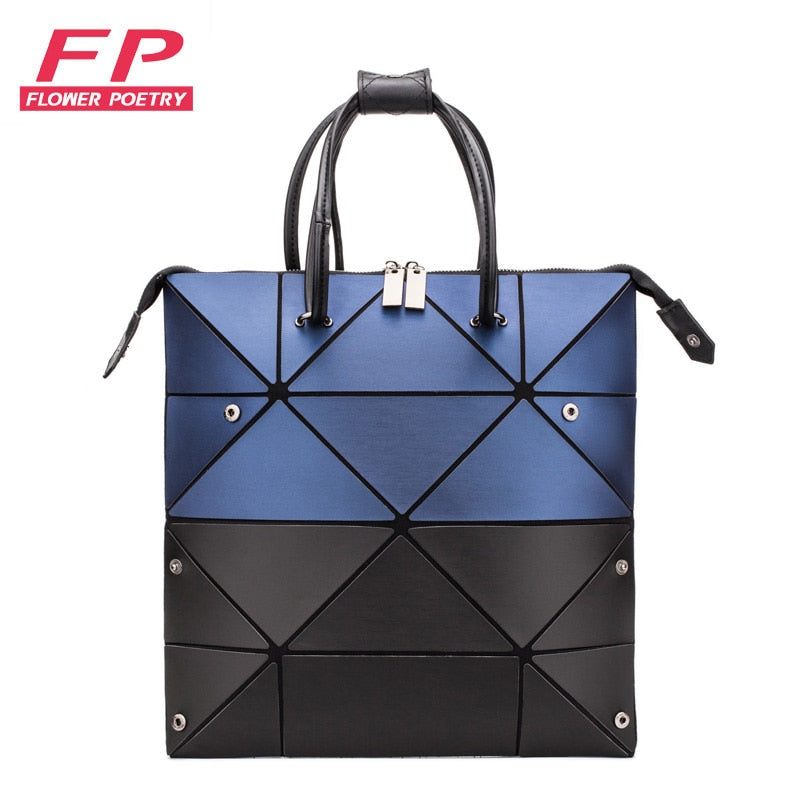 Neue Mode Leuchtende Bao Tasche Frauen Geometrie Handtasche Lässige Weibliche Matte Faltbare Tragetaschen Frauen Diamant Umhängetasche Umhängetasche