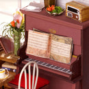 Robotime Art Dollhouse DIY Miniature House Kits Mini Dollhouse with Furniture Simon's Coffee Toys for Children Girl's Gift DG109