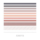 10 Pcs/lot Vintage Grid Stripe Washi Tape Adhesive Tape Diy Scrapbooking Sticker Label Craft Masking Tape Japanese Stationery