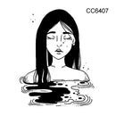 Rocooart New Arrival Tattoo Woman Taty Old School Fake Tattoo Body Art Temporary Tattoo Sticker For Female Couple Taty Sticker