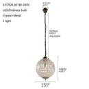 Retro Vintage Royal Empire Ball Style Big Led Crystal Modern Chandelier Lamp Lustres Lights E27 For Living Room bedroom bathroom