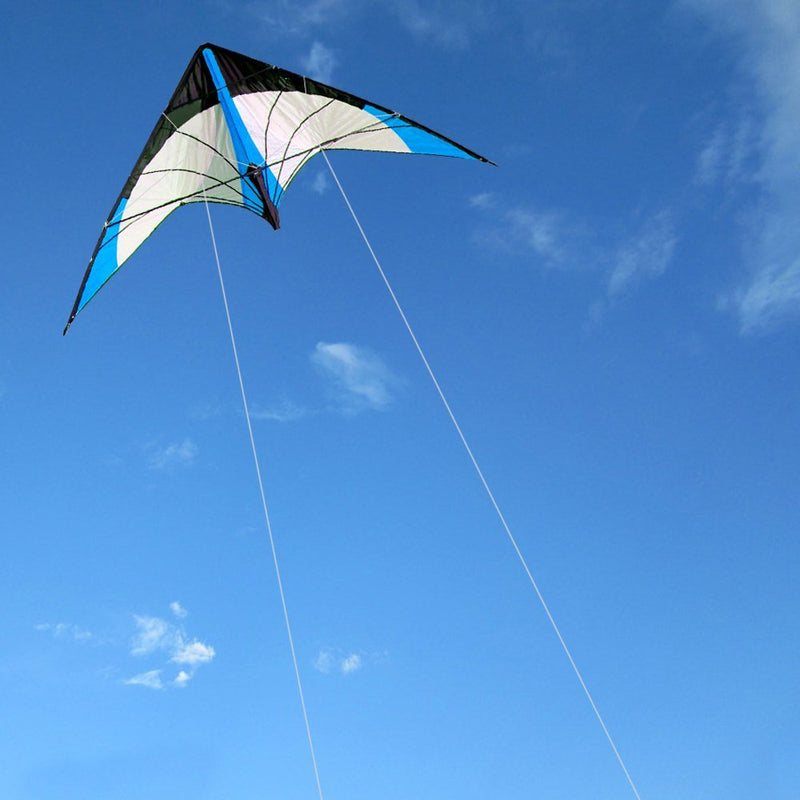 Cometas acrobáticas de doble línea de 48/72 pulgadas para deportes divertidos al aire libre para adultos, cometa potente con asa y línea, buen vuelo