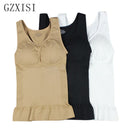 GZXISI Women Wireless Cami Tank Top Slim Body Shaper Bra Vest Camisole Removable Pads Slimming Shapewear Waist Trainer Corset