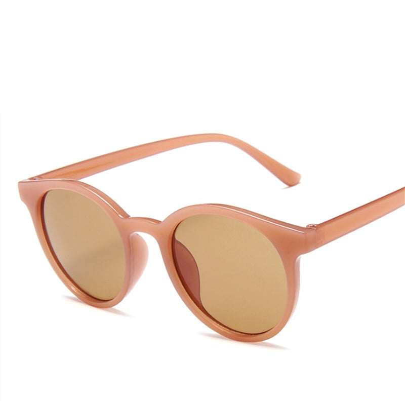 XojoX 2020 Runde Sonnenbrille Damenmode Marke Designer Vintage Sonnenbrille Mädchen Brille Damen Shade Eyewear UV400