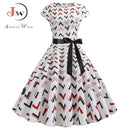 Pumpkin Print Halloween Women 2022 Summer O Neck Short Sleeve Party Robe Femme Elegant Vintage Dresses