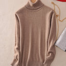 Cashmere Sweater Women Turtleneck 2021 Winter White Women&