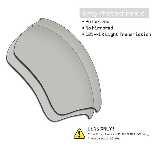 Lentes de repuesto polarizadas SmartVLT para gafas de sol Oakley Half Jacket 2.0 XL - Múltiples opciones