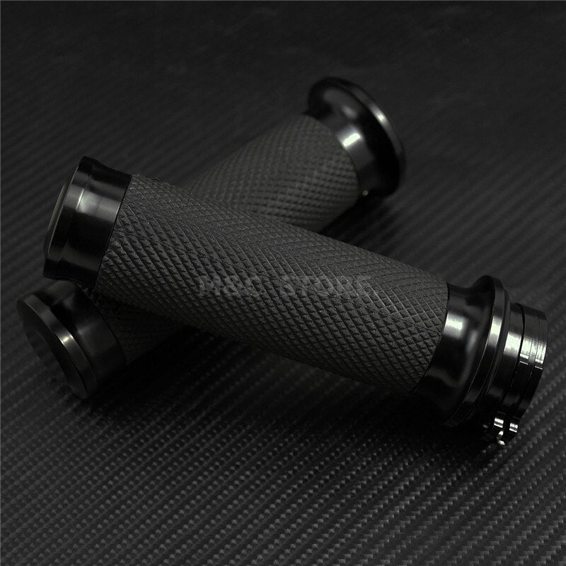 Universal Motorcycle 1&quot;25mm Hand Grips Handle Bar For Harley Touring Street Glide Sportster 883 1200 XL Dyna VRSC Softail Custom