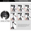 ZOMEI Q111 Professional Portable Travel Aluminum Camera Tripod&amp;Pan Head for SLR DSLR Digital Camera Three color