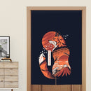 Japanese Style decorative door curtain fabric cloth home screens partition bathroom sushi kitchen restaurant curtains
