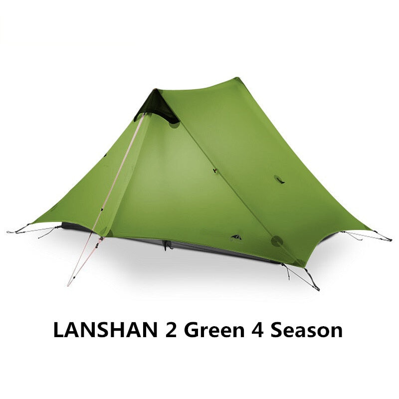 LanShan 2 3F UL GEAR 2 Person 1 Person Outdoor Ultraleichtes Campingzelt 3 Season 4 Season Professionelles 15D Silnylon Stangenloses Zelt