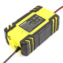 FOXSUR 12V 24V 8A Automatic Smart Battery Charger, 3-stage smart Battery Charger, Car Battery Charger for GEL WET AGM Battery