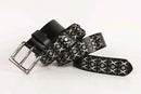 Freies Verschiffen, neue Art 100% Rindsleder belt.genuine lederne Weinlese-Nietgurte, arbeiten Sie kühlen Geschenkmann-Bewegungsradfahrergurt um.