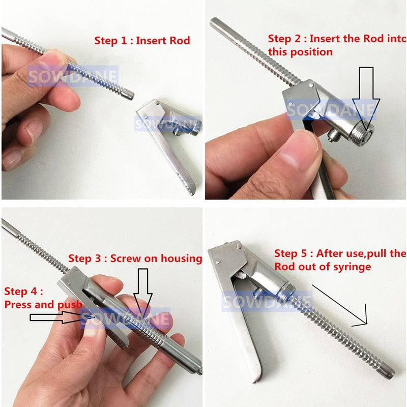 Jeringa INTRALIGAMENTAL de acero inoxidable Dental, estilo de pluma, aspiración, 1,8 ML, instrumento quirúrgico Dental, herramienta de inyector Dental