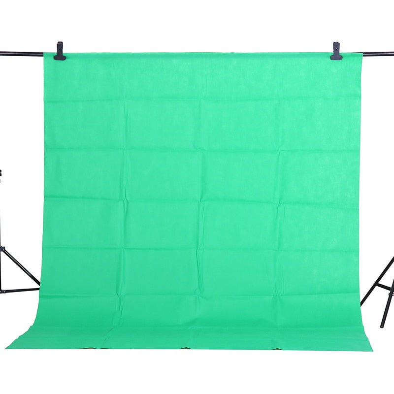 CY Heißer Verkauf 1,6 x 2 m grüne Baumwolle, schadstofffreier Textil-Musselin-Fotohintergrund, Studio-Fotografie-Bildschirm, Chromakey-Hintergrund