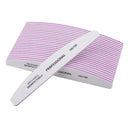 5 unids/lote de limas de uñas blancas, bloques de pulido y lijado, limas de esmalte de uñas de grano 100/180, herramientas para el cuidado del arte de las uñas de manicura y pedicura