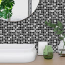 Self-adhesive Kitchen Mosaic Tile Sticker Splashback Decoration Bathroom Adhesive Wall Vinyl Waterproof PVC Wallpaper Panel