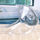 Decantador de vino tinto de Base plana Superior de 1900ML, vertedor de vino de cristal hecho a mano, jarra de agua Premium, pared gruesa