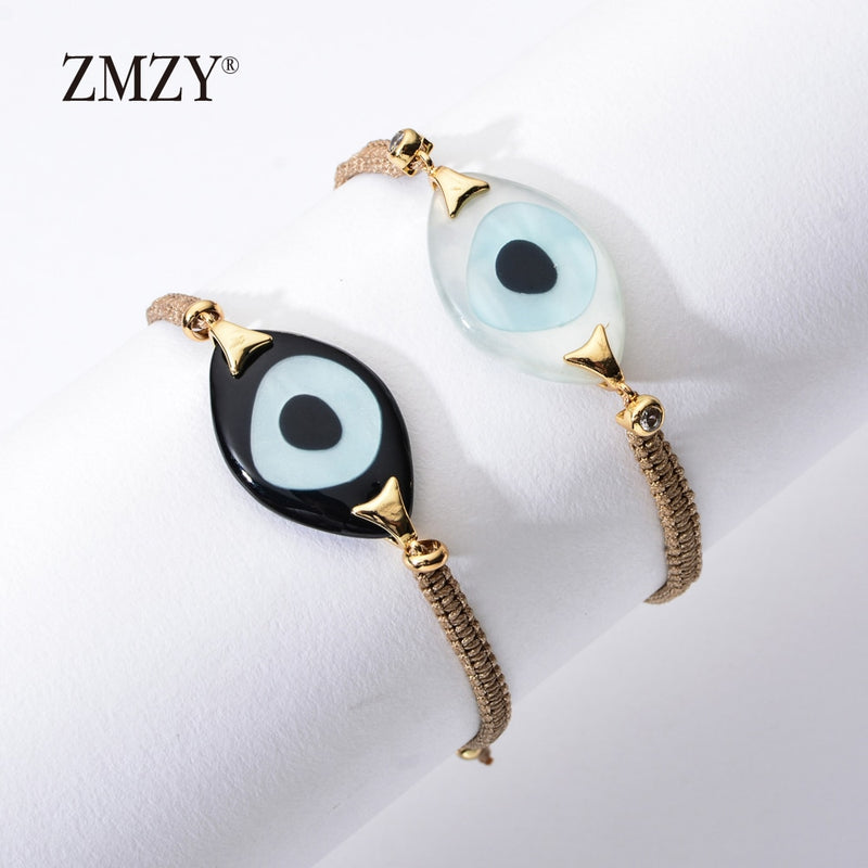 ZMZY Turkish Evil Eye Female Bracelet Women Bracelets Jewelry Charm Friendship Bracelets Boho Style Women Accessories