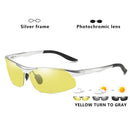 Gafas De Sol polarizadas fotocromáticas De aluminio y magnesio, gafas De conducción para hombre, gafas De conducción De visión nocturna diurna, gafas De Sol masculinas