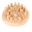 Kids Wooden Memory Match Stick Chess Game Fun Block Board Game Educational Color Cognitive Ability Toy For Children