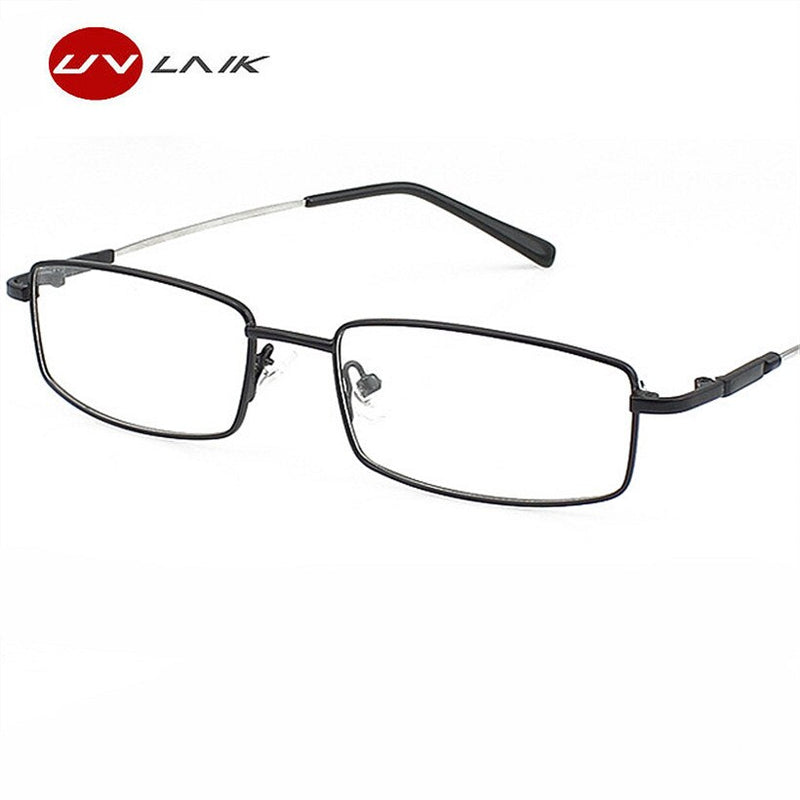 UVLAIK Titanium Alloy Glasses Frames Men Women Spectacle Transparent Eyeglasses Frame Business Eye Glasses Optical Glasses