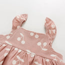 Summer Baby Clothes Baby Rompers New Summer Clothes Fashion Cute Cherry Prints Kids Clothing Rompers Dress With Hat