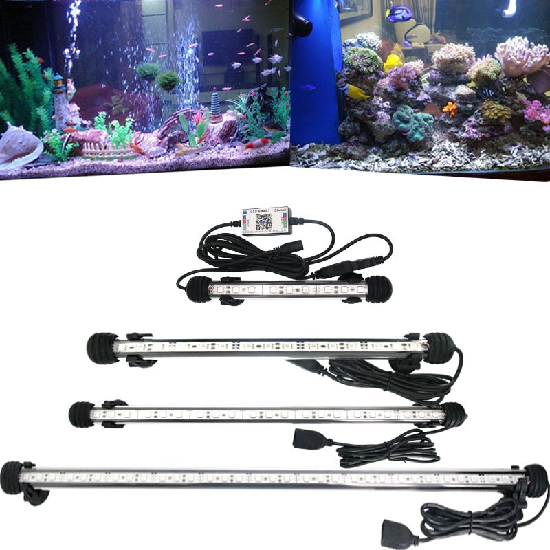 Planted Led Aquarium Lighting Lamp For Aquarium Marine Led Light For Fish Tank RGB Bluetooth Controller Aquarium Led Lighting