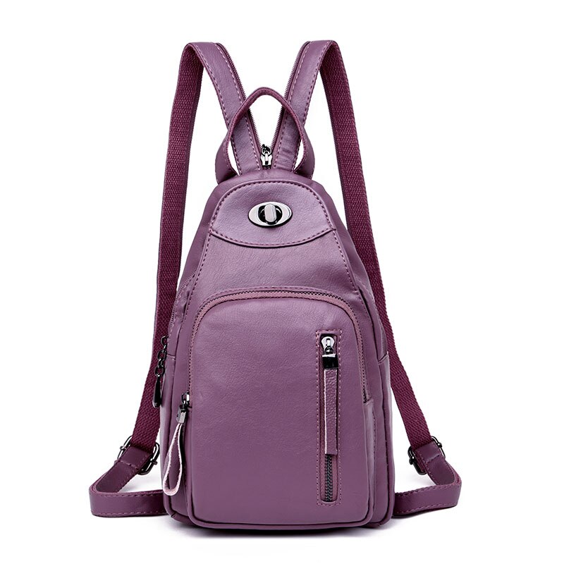 Women Fashion Backpacks Shoulder School Bags for Teenage Girls Preppy Style Sackpack PU Leather Rucksack Female Knapsack