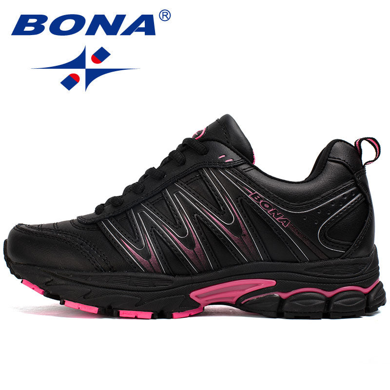 BONA New Hot Style Damen Laufschuhe Lace Up Sportschuhe Outdoor Jogging Walking Sportschuhe Bequeme Turnschuhe für Frauen