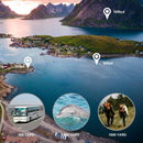 Maifeng 8-40x40 Telescopio monocular Compacto Zoom retráctil Impermeable Bak4 Profesional HD ED Glass con trípode Clip para teléfono