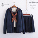 Japanese School Uniforms Anime COS Sailor Suit Jk Uniforms College Middle School Uniform For Girls Students Light Yellow Costume