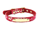 Cat Collar Personalized ID Collar Reflective Leather Customized Engrave Name Phone Number Free Engraving For Puppy Chihuahua 10