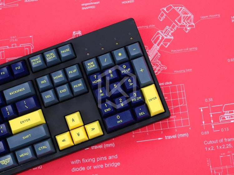 Mechanischer Tastaturschalter Mousepad Kirsche 900 400 4 mm nicht genähte Kanten Weich/Gummi Hohe Qualität