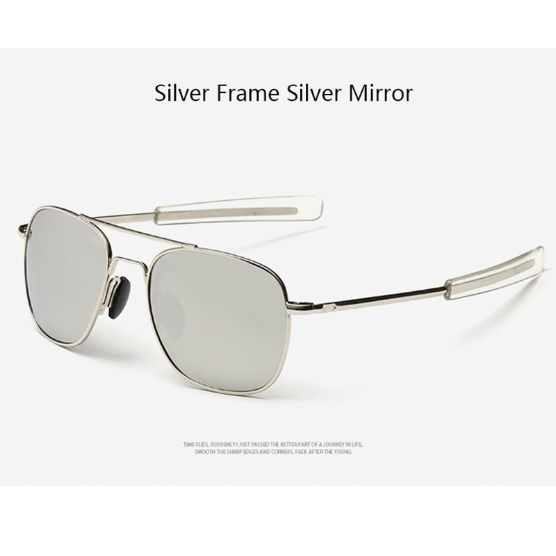 Fashion Black American Army MILITARY Polarized Pilot Sonnenbrille Herrenmarke American Optical Polarized Sonnenbrille Oculos De Sol