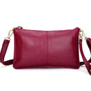 RanHuang Damen Echtes Leder Day Clutches Candy Farbe Umhängetaschen Damenmode Umhängetaschen Kleine Clutch Bags