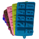 Molde de silicona con números para Chocolate y galletas, forma Digital 3D fría, Fondant, pastel, gelatina, dulces, pasteles, herramientas de decoración DIY, 1 ud.