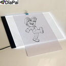 DIAPAI ultrafino 3,5mm A4 LED Light Tablet Pad aplicable a EU/UK/AU/US/USB enchufe diamante bordado diamante pintura punto de cruz