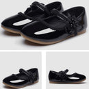 1 2 3 4 5 6 7T nuevos zapatos de cuero para niñas, zapatos de flores para niños, zapatos de fiesta de cóctel de princesa para niñas, zapatos de vestir de boda