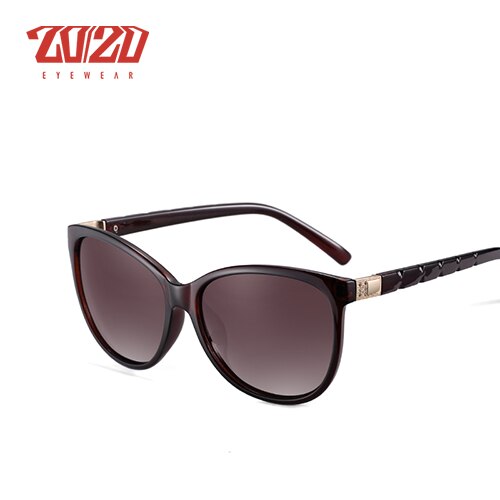 Gafas de sol estilo ojo de gato para mujer, diseño de marca 20/20, gafas polarizadas de estilo Retro para mujer, gafas de sol UV400, gafas de sol femeninas PL337