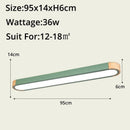New Remote Control Minimalist Ceiling Lights Wooden Decorative Ceiling Lamps Panels For Living Room Bedroom Corridor Luminaire