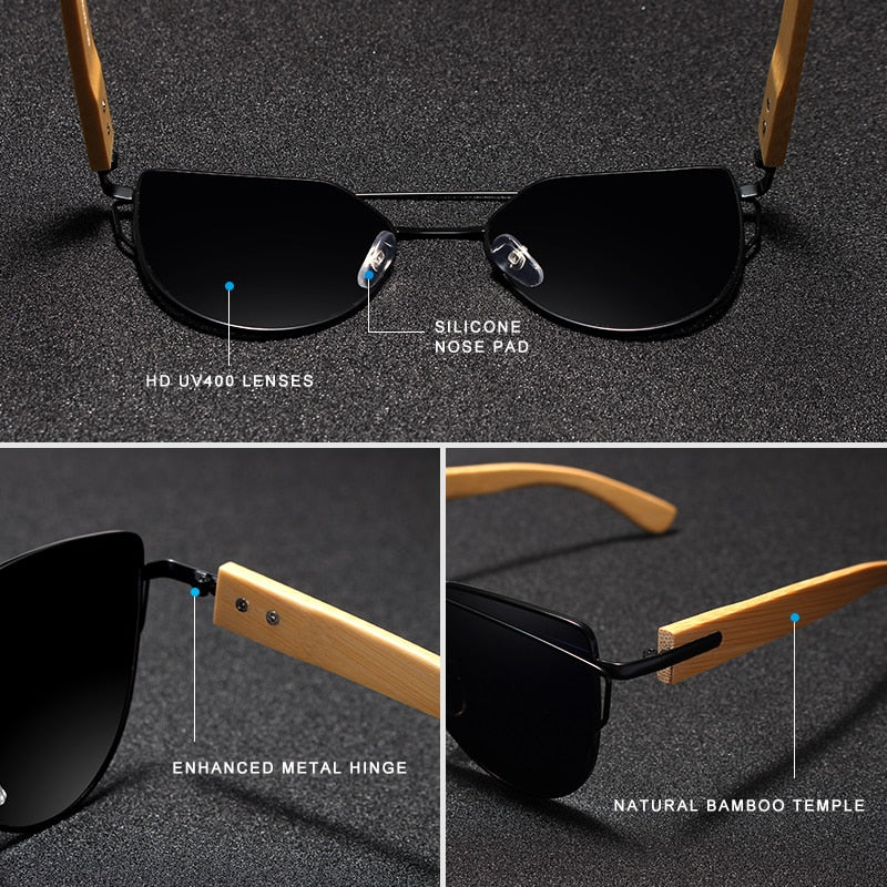 KINGSEVEN, gafas de sol de madera hechas a mano para hombre, gafas de sol de bambú para mujer, diseño de marca, gafas de madera originales, gafas de sol masculino