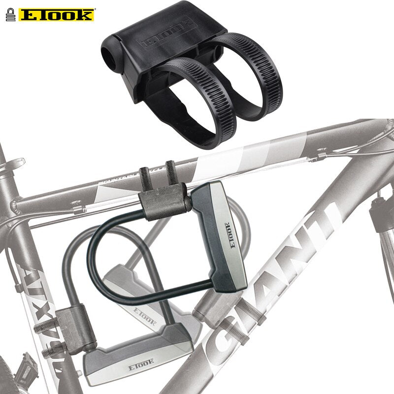 Etook candado en U para bicicleta, antirrobo, de acero, para bicicleta eléctrica, Scooter, marco de bloqueo conveniente, accesorios para bicicleta ET110